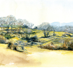 Aquarell von Heinz Zürcher